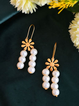 Silvermerc Designs - White Pearl Drop Earring