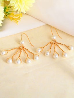 Silvermerc Designs - White Pearl Drop Earring For Women