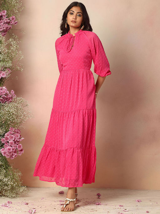 sachin and babi light blue dress Pastel Dress Pink