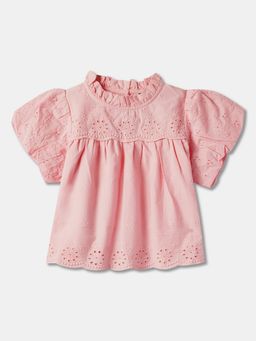 R&B - Cotton Pink Girls Top
