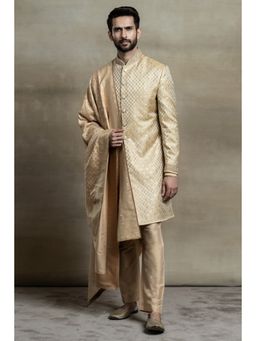 TASVA - Gold Embroidered Sherwani and Pant