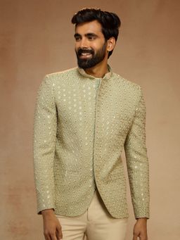 Vastramay - Green Embroidered Jodhpuri