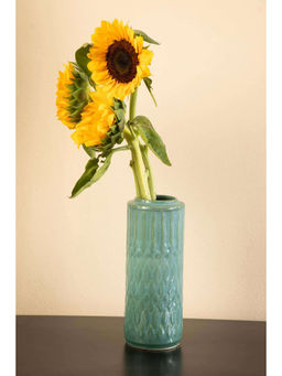 Freedom Tree - Karah Ceramic Vase (Jade Blue)