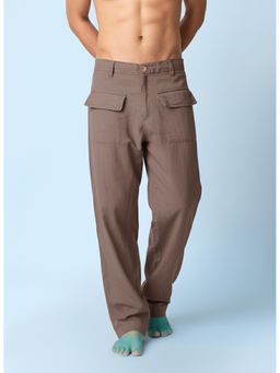 phuhar's - Juno Brown Patch Pocket Pants