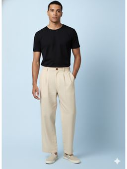 phuhar's - Mars Beige Pleated Pants