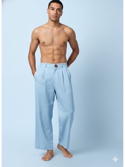 phuhar's - Mars Blue Pleated Pants