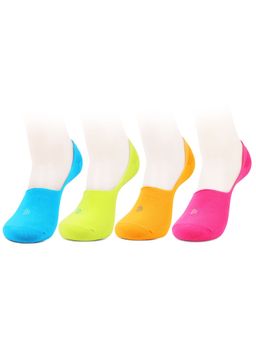 Bonjour - Unisex Cotton Loafer Socks (Pack of 4)