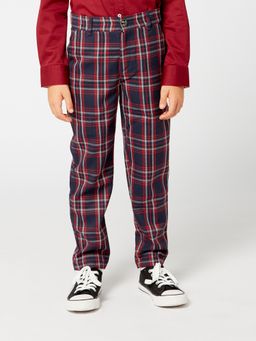 One Friday - Blue Checks Trouser