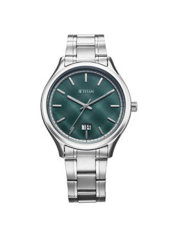 Titan - Men Palette Of Time Green Dial Casual Watch (10033Sm03) (M)