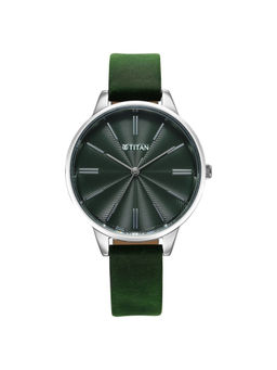 Titan - Women Neo 10 Green Dial Casual Watch (2648SL11) (M)