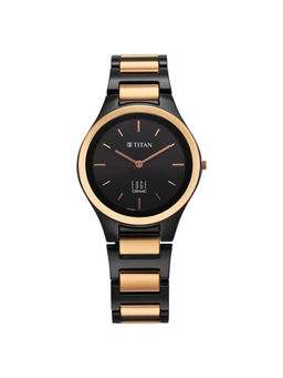 Titan - Women Edge Bi Color Black Dial Casual Watch (2653KC05) (M)