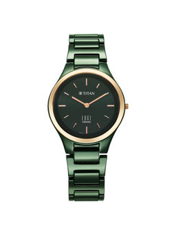 Titan - Women Edge Bi Color Wedding Collection Green Dial Casual Watch (2653Kc12) (M)