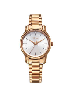 Titan - Women Karishma Workwear 2024 Silver Dial Casual Watch (2760WM01) (M)