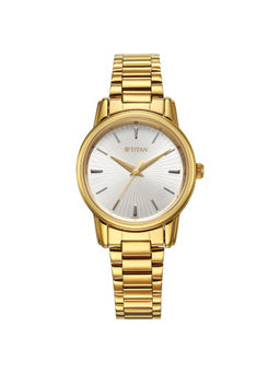 Titan - Women Karishma Workwear 2024 Silver Dial Casual Watch (2760YM01) (M)