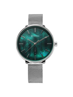 Titan - Women Neo 10 Green Dial Casual Watch (2763SM01) (M)