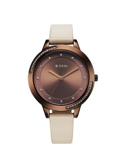 Titan - Women Purple Razzle Dazzle Ph2 Brown Dial Casual Watch (2764QL01) (M)