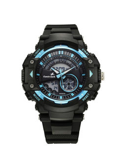 Fastrack - Unisex Streetstyle 2.0 Black Dial Casual Watch (38097PP01W) (M)