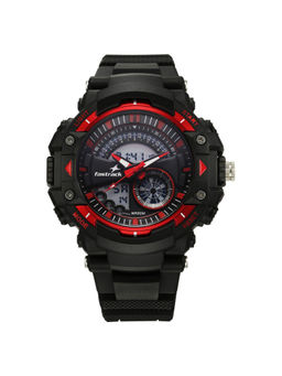 Fastrack - Unisex Streetstyle 2.0 Black Dial Casual Watch (38097PP02W) (M)