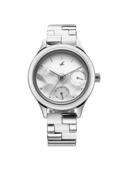 Fastrack - Women Cerame Girls Silver Dial Casual Watch (6294KD02) (M)