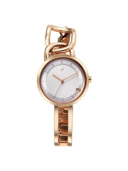 Fastrack - Women Opulence 2 White Dial Casual Watch (6298WM01) (M)