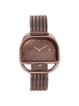 Fastrack - Women Style Up 4 Brown Dial Casual Watch (6307QM01) (M)