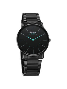 Sonata - Men Sleek 6.0 Black Dial Casual Watch (7152NM01) (M)