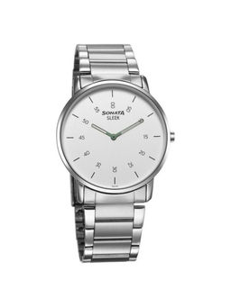 Sonata - Men Sleek 6.0 White Dial Casual Watch (7152SM01) (M)
