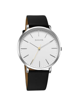 Sonata - Men Ascent White Dial Casual Watch (77150SL01) (M)