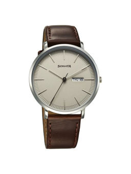 Sonata - Men Ascent Grey Dial Casual Watch (77150SL05) (M)