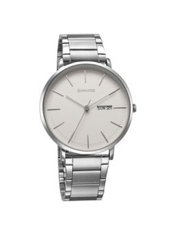 Sonata - Men Ascent White Dial Casual Watch (77150SM01) (M)