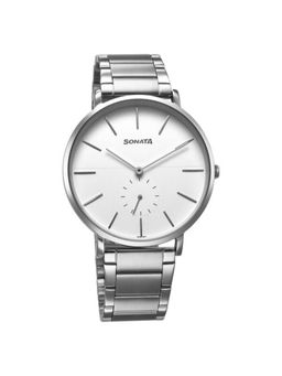 Sonata - Men Ascent White Dial Casual Watch (77150SM03) (M)