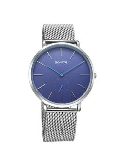 Sonata - Men Ascent Blue Dial Casual Watch (77150SM04) (M)
