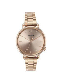 Sonata - Women Elegant Essentials Rose Gold Dial Casual Watch (87045WM01W) (M)