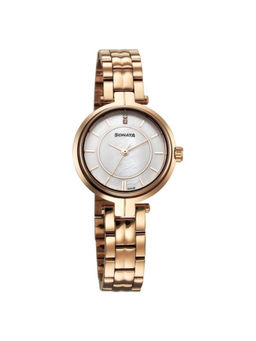Sonata - Women Festive Collection White Dial Casual Watch (87077WM01) (M)