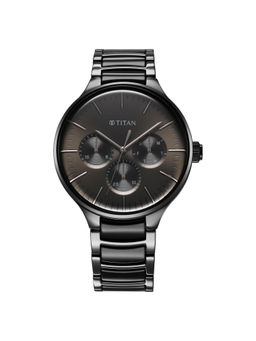 Titan - Men Ceramic Fusion 2.0 PPT Black Dial Casual Watch (90148KD06) (M)