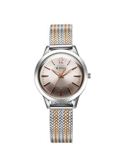 Titan - Women Timeless Urban Rose Gold Dial Casual Watch (95287KM01) (M)