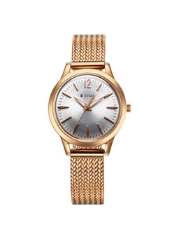 Titan - Women Timeless Urban Silver Dial Casual Watch (95287WM01) (M)