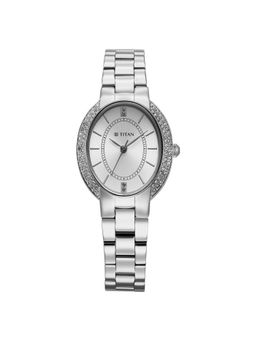Titan - Women Metro Silver Dial Casual Watch (95304SM01) (M)