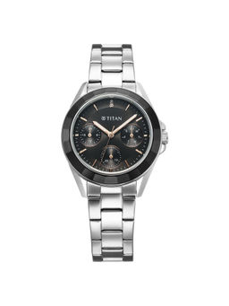 Titan - Women Purple Glamour Black Dial Casual Watch (95315KM01) (M)