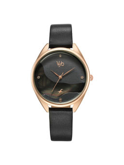 Fastrack - Women VYB 2 Black Dial Casual Watch (FV60041WL01) (M)