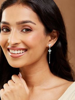 Fabindia - Women Mint Green Dangler Earrings