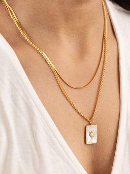 Boldiful - Women White Nova Layered Necklace
