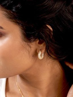 Boldiful - Women Dazzle Studded Hoop Earrings