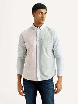 Levi's - Multi-Color Cotton Full Sleeves Collar Neck Shirt