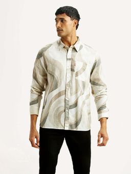 Levi's - Multi-Color Linen Full Sleeves Collar Neck Shirt