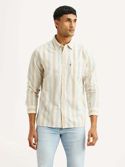 Levi's - Multi-Color Cotton Full Sleeves Collar Neck Shirt