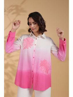 Zolo Label - Light Pink Cotton Embroidered Top