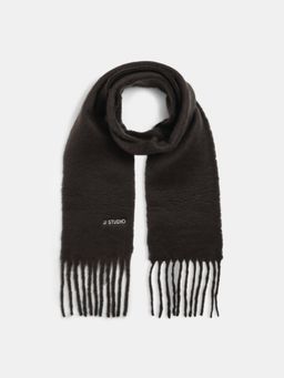 Jack & Jones - Dark Brown Woven Scarf
