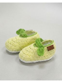FUNKRAFTS - Kids Handmade Organic Cotton Booties - Multicolor (6-12 Months)