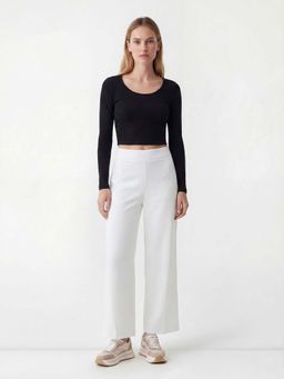 Cover Story - White Culotte Trousers